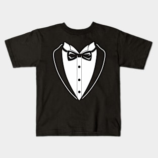 Best Wedding Tux Bachelor Groom Kids T-Shirt